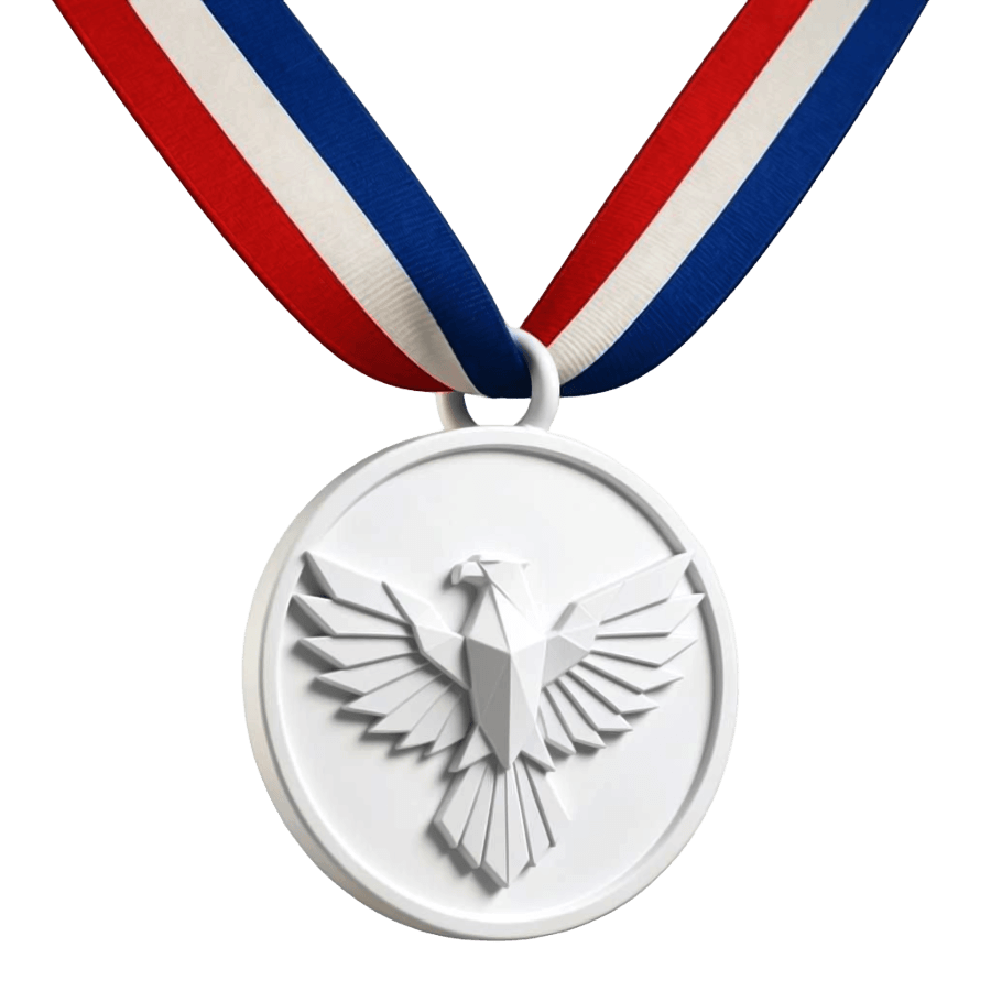GG3 Open (Game of the Generals) silver medal award